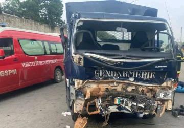 Anyama : Un véhicule de la gendarmerie entre en collision avec un camion, 16 blessés dont un grave