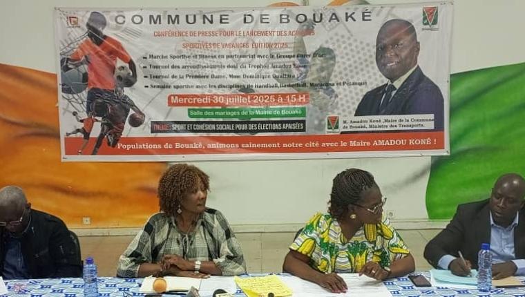 Côte d’Ivoire / Vacances 2025 : La mairie de Bouaké lance ses activités sportives
