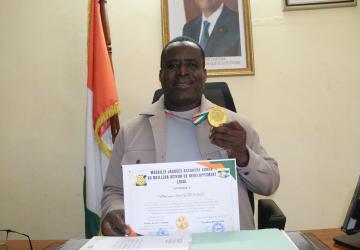 Gbêkê : distingué meilleur acteur du développement local, Sib Gotouré appelle les jeunes au travail