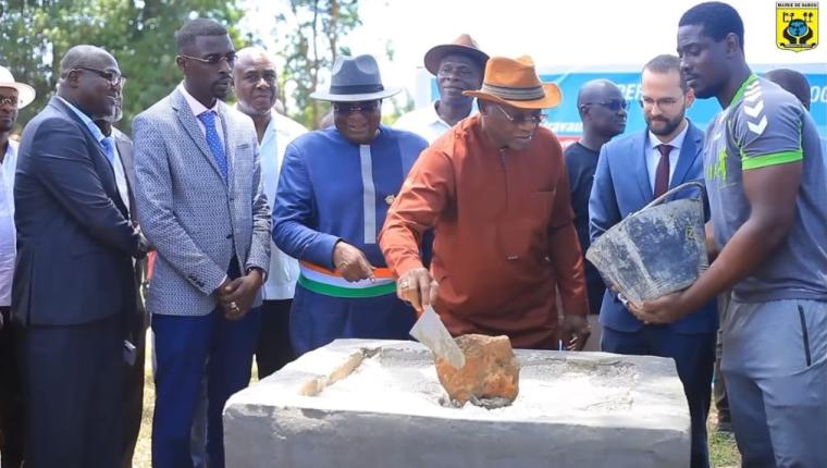Sports : la rénovation du complexe Meledje Agueri Marcel de Dabou officiellement lancée